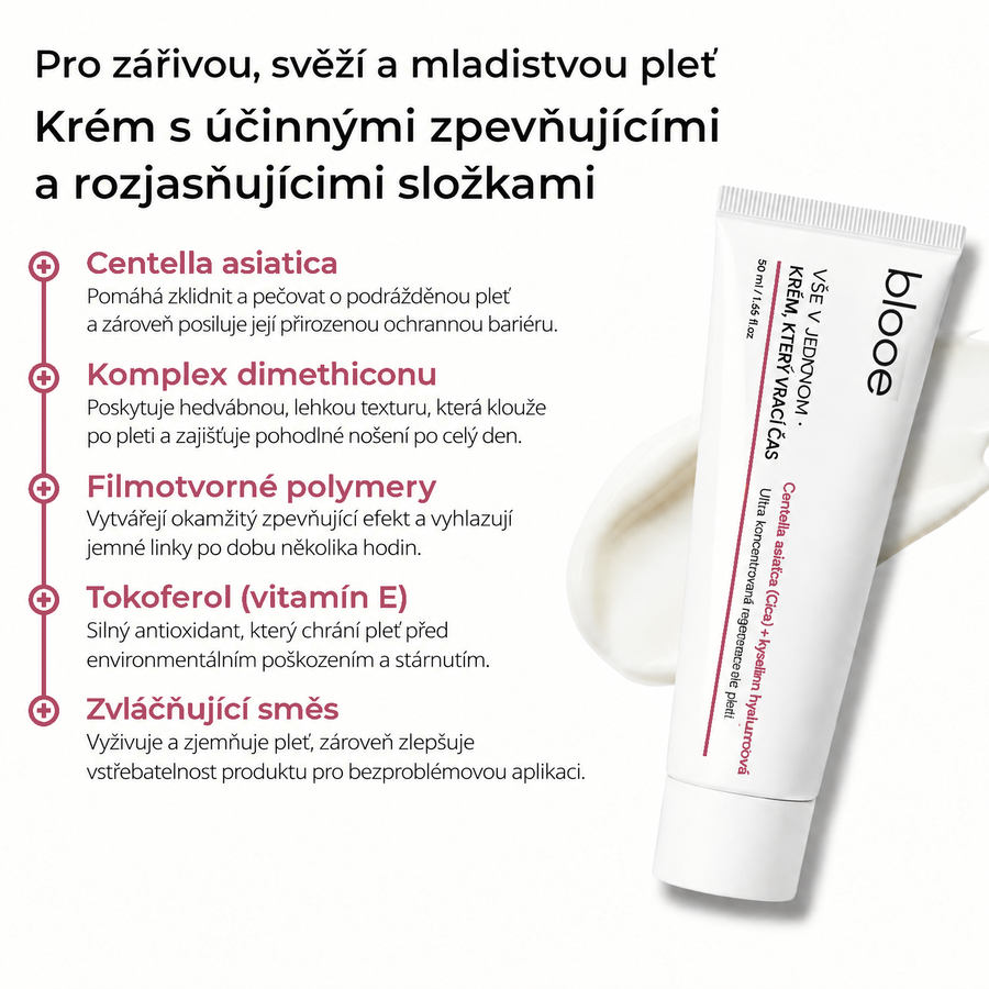 blooe krém, který vrací čas