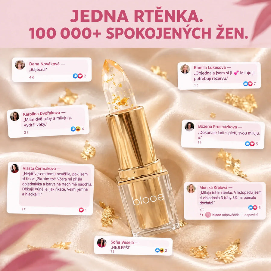 Jedna rtěnka, 100 000+ spokojených žen
