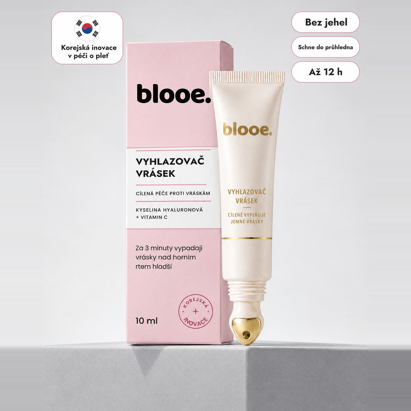 blooe Vyhlazovač vrásek, tuba na podstavci